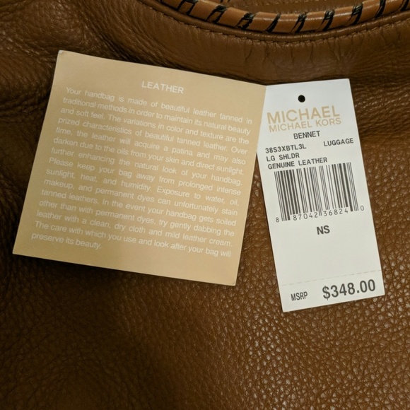 SET of Michael Kors leather bag and wristlet - Picture 5 of 7
